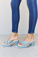Load image into Gallery viewer, Misty Blue Platform Sandals