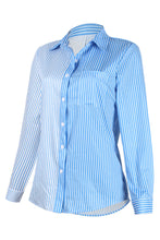 Load image into Gallery viewer, Striped Button Up Long Sleeve Shirt