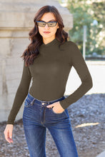 Load image into Gallery viewer, Basic Bae Mock Neck Long Sleeve Bodysuit 2