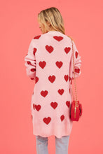 Load image into Gallery viewer, Heart Cardigan with Pockets