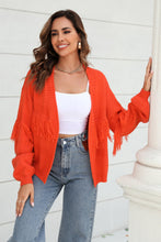 Load image into Gallery viewer, Trina Fringe Cardigan