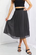 Load image into Gallery viewer, Romantic At Heart Pleated Chiffon Midi Skirt