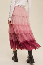 Load image into Gallery viewer, Lacey Tulle Midi Skirt