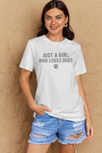 Load image into Gallery viewer, Dog Paw Graphic Cotton T-Shirt