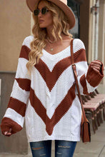 Load image into Gallery viewer, Chevron Tunic Sweater