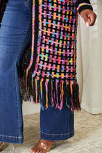 Load image into Gallery viewer, Double Take Fringe Hem Cardigan