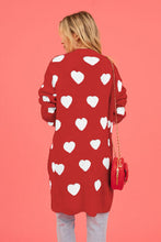 Load image into Gallery viewer, Heart Cardigan with Pockets