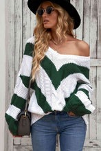 Load image into Gallery viewer, Chevron Tunic Sweater
