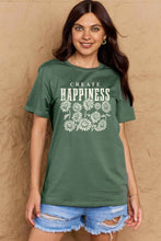 Load image into Gallery viewer, CREATE HAPPINESS Graphic Cotton T-Shirt