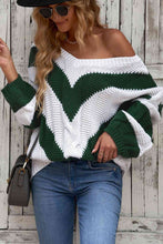 Load image into Gallery viewer, Chevron Tunic Sweater