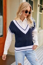 Load image into Gallery viewer, Cap Sleeve Sweater Vest