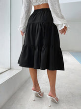 Load image into Gallery viewer, Tiered Midi Skirt