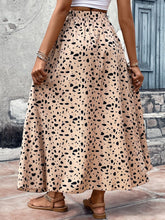 Load image into Gallery viewer, Printed High Waist Ruffled Skirt