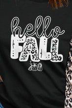 Load image into Gallery viewer, HELLO FALL Leopard Sweatshirt