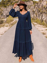 Load image into Gallery viewer, Lacey Trim Maxi Dress