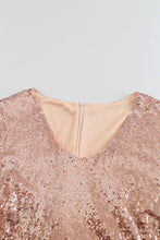 Load image into Gallery viewer, Sequined Spliced Maxi Dress