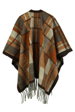 Load image into Gallery viewer, Cloak Sleeve Fringe Detail Poncho