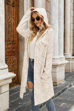 Load image into Gallery viewer, Hooded Longline Cardigan