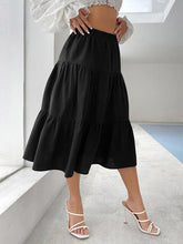 Load image into Gallery viewer, Tiered Midi Skirt
