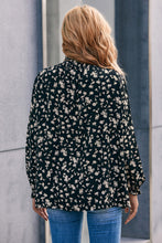 Load image into Gallery viewer, Floral Mock Neck Blouse