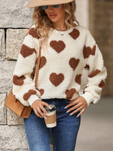 Load image into Gallery viewer, Sweet Heart Dropped Shoulder Sweatshirt