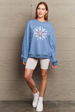 Load image into Gallery viewer, Simply Love Full Size LET IT SNOW Long Sleeve Sweatshirt