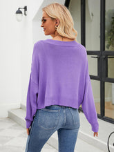 Load image into Gallery viewer, Eyelet Button Front Long Sleeve Cardigan