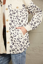 Load image into Gallery viewer, Double Take Leopard Print Pocketed Corduroy Jacket