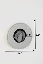 Load image into Gallery viewer, Fame Flat Brim Fedora Hat