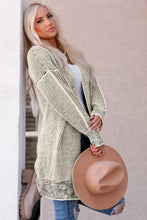 Load image into Gallery viewer, Woven Right Heathered Open Front Longline Cardigan