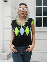 Load image into Gallery viewer, Fearless V-Neck Sweater Vest