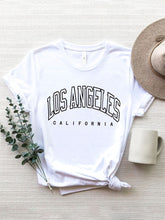 Load image into Gallery viewer, LOS ANGELES CALIFORNIA Round Neck T-Shirt