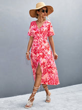 Load image into Gallery viewer, Forever Young Neck Tie Waist Midi Dress