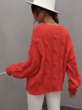 Load image into Gallery viewer, Cable-Knit Sweater