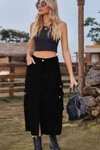 Load image into Gallery viewer, Forever Beautiful Midi Denim Skirt