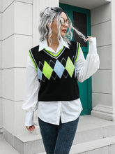 Load image into Gallery viewer, Fearless V-Neck Sweater Vest