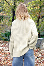 Load image into Gallery viewer, Round Neck Lantern Sleeve Sweater