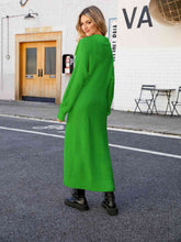 Load image into Gallery viewer, Collared Open Front Duster Cardigan