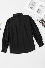Load image into Gallery viewer, Gathered Detail Puff Sleeve Shirt