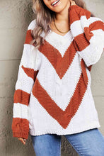 Load image into Gallery viewer, Chevron Tunic Sweater