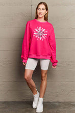 Load image into Gallery viewer, Simply Love Full Size LET IT SNOW Long Sleeve Sweatshirt