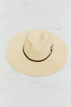 Load image into Gallery viewer, Boho Summer Straw Fedora Hat
