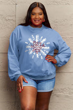 Load image into Gallery viewer, Simply Love Full Size LET IT SNOW Long Sleeve Sweatshirt