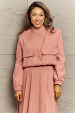 Load image into Gallery viewer, She Is A Class Act Midi Skirt Set