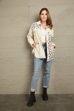 Load image into Gallery viewer, Double Take Leopard Print Pocketed Corduroy Jacket