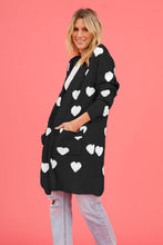 Load image into Gallery viewer, Heart Cardigan with Pockets