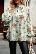 Load image into Gallery viewer, Golden Lantern Sleeve Blouse