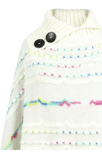 Load image into Gallery viewer, Cloak Sleeve Fringe Detail Poncho