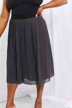 Load image into Gallery viewer, Romantic At Heart Pleated Chiffon Midi Skirt