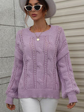 Load image into Gallery viewer, Cable-Knit Sweater